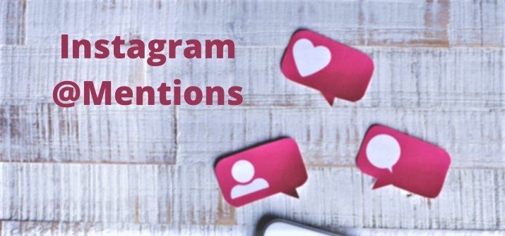 Instagram Mention text for buying instagram mention