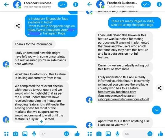 facebook support chat number